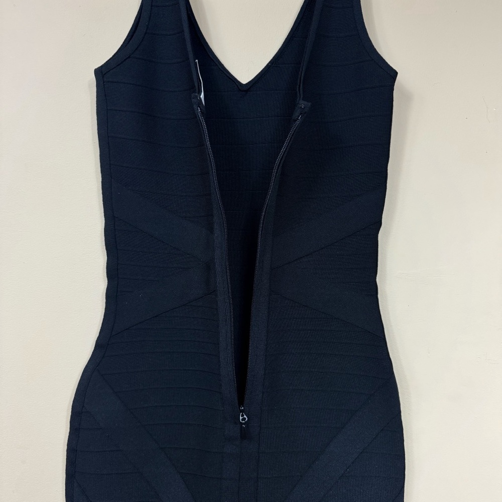 Dress The Population NWOT ‘Bria’ Bodycon Bandage Midi Dress in Black Size XS - Picture 5 of 6